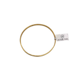 JULIE VOS RET$70 HAMMERED BANGLE BRACELET GOLDTONE