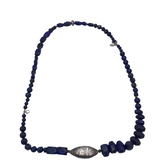 SILPADA .925 LAPIS BRASS NECKLACE BLUE SILVER