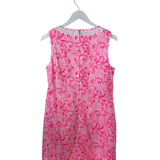 LILLY PULITZER NWT$218 SLEEVELESS DESIGNER DRESS PINK WHITE 8