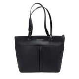 MICHAEL KORS POCKET TOTE HANDBAG BLACK 14”x10”x4.5”