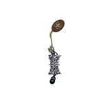 .925/18K GARNET PEARL PENDANT JEWELRY GARNET SILVER