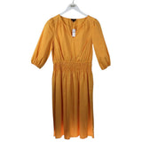 TALBOTS NWT$159 3/4 SLEEVE DRESS MARIGOLD 4