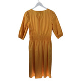 TALBOTS NWT$159 3/4 SLEEVE DRESS MARIGOLD 4