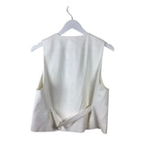 ESQUALO 2PC NWT VEST/PANT DESIGNER OUTFIT WHITE 10