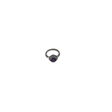 .925 GEMSTONE RING SILVER PURPLE 6