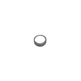 .925 CLUSTER MOISANITE RING SILVER 9