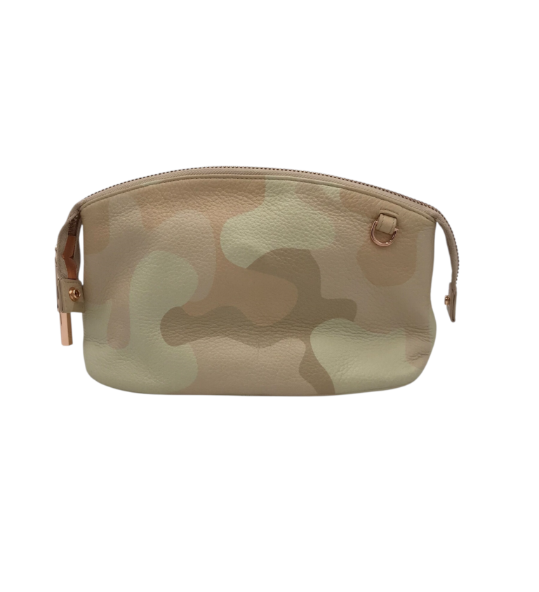 DAGNE DOVER TOILETRY BAG CAMO LARGE WOMEN'S ACCESSORIES BIAGE TAN