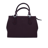 MICHAEL MICHAEL KORS NWT$298 SAFFINO LEATHER SATCHEL HANDBAG MAROON 11L x 8H x 5W