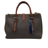 DOONEY & BOURKE NWT PEBBLE LEATHER SATCHEL HANDBAG GRAY 12L x 8H x 5W