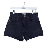 AGOLDE RET$158 DENIM MINI DESIGNER SHORTS BLACK 25