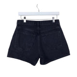 AGOLDE RET$158 DENIM MINI DESIGNER SHORTS BLACK 25