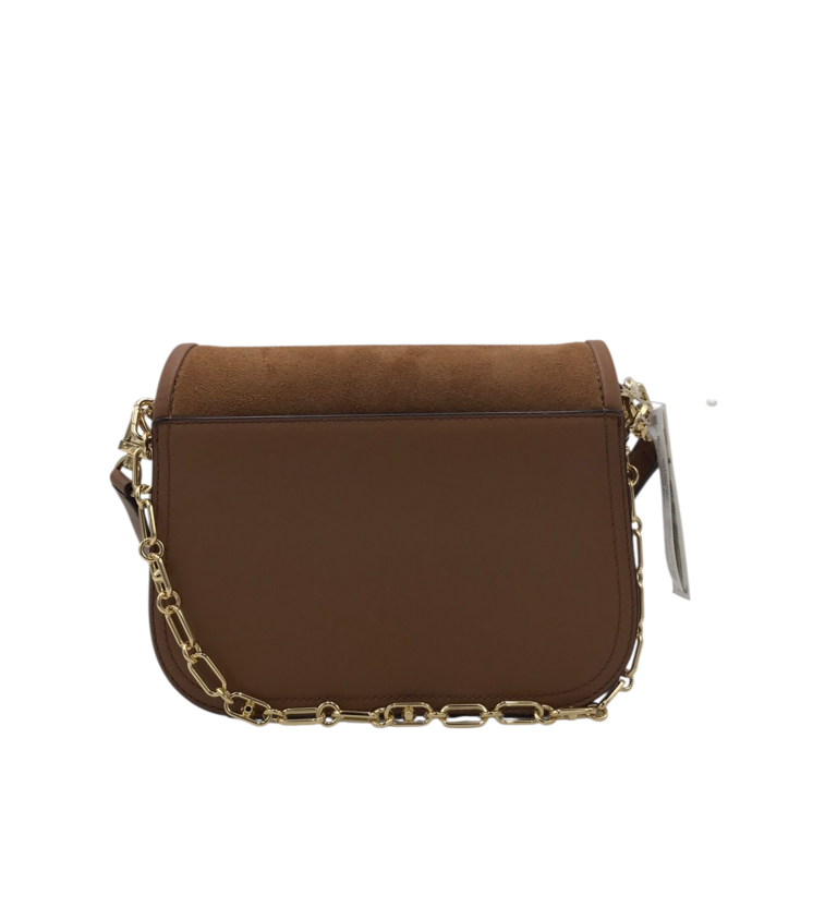 MICHAEL MICHAEL KORS NWT$398 SUEDE CROSSBODY HANDBAG BROWN