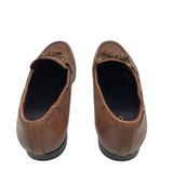 ALDO LEATHER LOAFER MEN SHOE BROWN 9.5