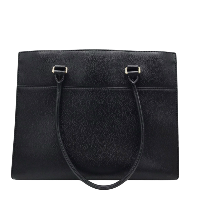 KATE SPADE LARGE LEATHER TOTE HANDBAG BLACK