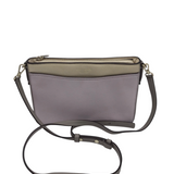 KATE SPADE PEBBLED LEATHER CROSSBODY HANDBAG PURPLE CREAM