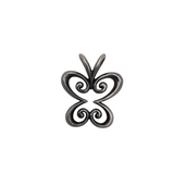 JAMES AVERY RETIRED SCULPTED BUTTERFLY PENDANT JEWELRY SILVER