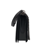 CHANEL QUILTED BOY SHOULDER LUXE HANDBAG BLACK 12x9x3