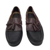 SPERRY LEATHER BOAT MEN SHOE BLACK BROWN 11M