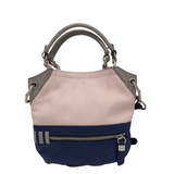 OR YANY TWO TONECROSSBODY HANDBAG NAVY PINK