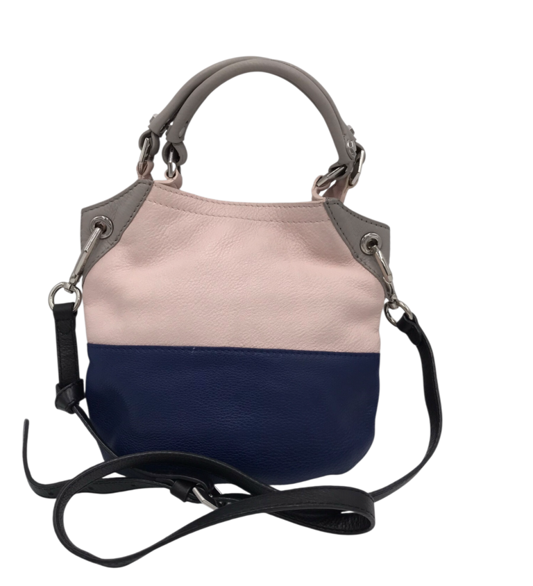 OR YANY TWO TONECROSSBODY HANDBAG NAVY PINK