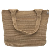 THE SAK CROCHET TOTE HANDBAG TAN