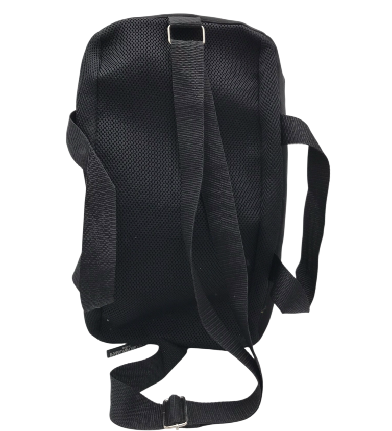 EMPORIO ARMANI MESH BACKPACK BACKPACK BLACK