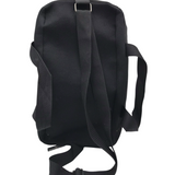 EMPORIO ARMANI MESH BACKPACK BACKPACK BLACK
