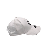 MERCEDES 44 BASEBALL CAP MEN ACCESSORIES WHITE BLACK OS