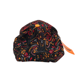 FLORAL BASEBALL CAP MEN ACCESSORIES BLACK ORANGE OS