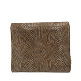 STUART WEITZMAN LEATHER CROSSBODY HANDBAG TAUPE
