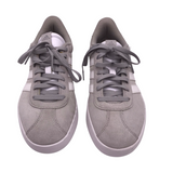 ADIDAS SUEDE SNEAKER SHOES GRAY WHITE 8.5