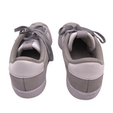 ADIDAS SUEDE SNEAKER SHOES GRAY WHITE 8.5