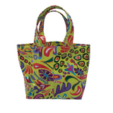 CONSUELA MINI TOTE HANDBAG LIME RED