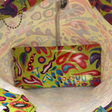 CONSUELA MINI TOTE HANDBAG LIME RED