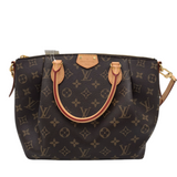 LOUIS VUITTON 2016 TURENNE PM LUXE HANDBAG BROWN