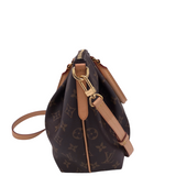 LOUIS VUITTON 2016 TURENNE PM LUXE HANDBAG BROWN