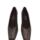 STUART WEITZMAN LEATHER PUMP SHOES BROWN 7.5