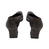 STUART WEITZMAN LEATHER PUMP SHOES BROWN 7.5