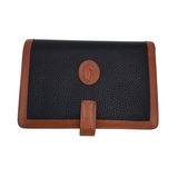 DOONEY & BOURKE VTG LEATHER AGENDA COVER WOMEN'S ACCESSORIES BLACK BROWN