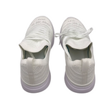 APL RET$270 KNIT SNEAKER SHOES WHITE 6.5