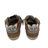 GOLDEN GOOSE RET$595 MID SUEDE SNEAKER DESIGNER SHOES BROWN BLACK 37