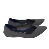 ROTHY’S KNIT BALLET FLAT SHOES GRAY BLACK 8.5