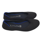 ROTHY’S KNIT BALLET FLAT SHOES BLACK 8.5