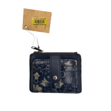 PATRICIA NASH CARDHOLDER WOMEN'S ACCESSORIES NAVY TAUPE