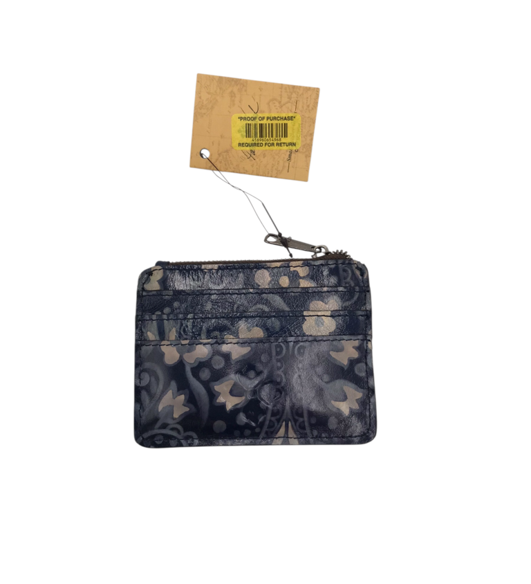 PATRICIA NASH CARDHOLDER WOMEN'S ACCESSORIES NAVY TAUPE
