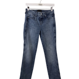 WHITE HOUSE BLACK MARKET JEWEL STRAIGHT LEG JEANS BLUE 2P