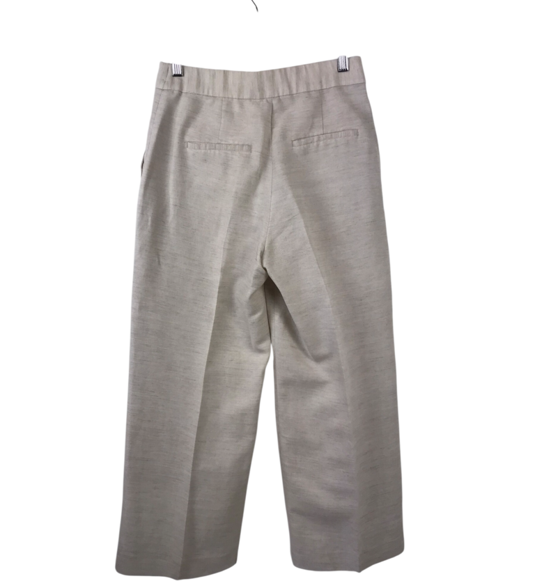 WILFRED LINEN-BLEND WIDE PANT BEIGE 2