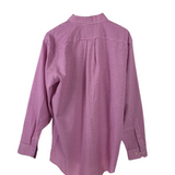 STAFFORD LONG SLEEVE MEN SHIRT PINK WHITE 16.5-34/35