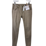 BURBERRY BRIT "WESTBOURNE" SKINNY ANKLE LUXE JEANS BEIGE 29