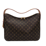 LOUIS VUITTON MONOGRAM SLOUCHY MM LUXE HANDBAG BROWN